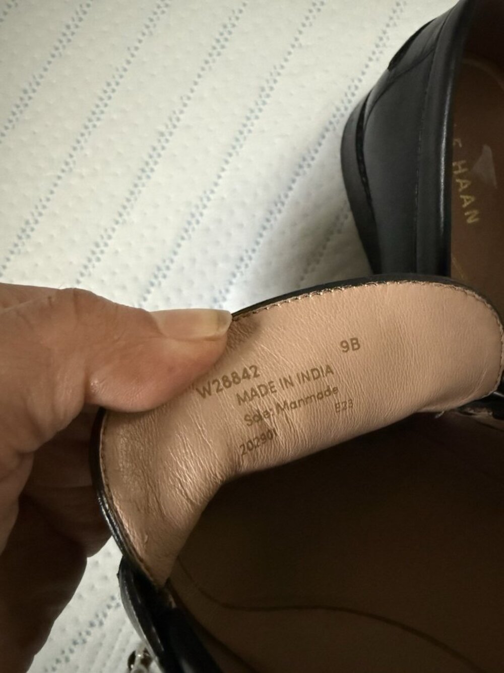 Cole Haan Lux Pinch Leather Penny Loafer Slip On Black Comfort Granny Preppy 9 - Picture 10 of 10